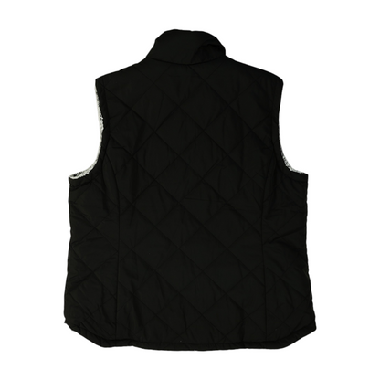 Black Solid Active Vest