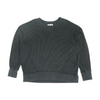 Black Solid Sweatshirt Pullover