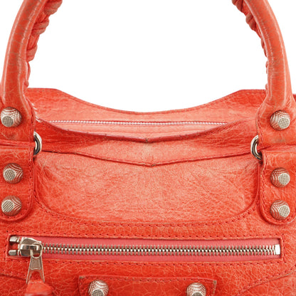 Rose Azalee Giant 12 Leather City Bag