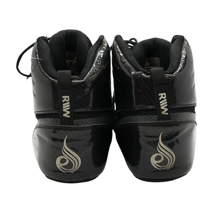 Black High-Top Athletic Shoes