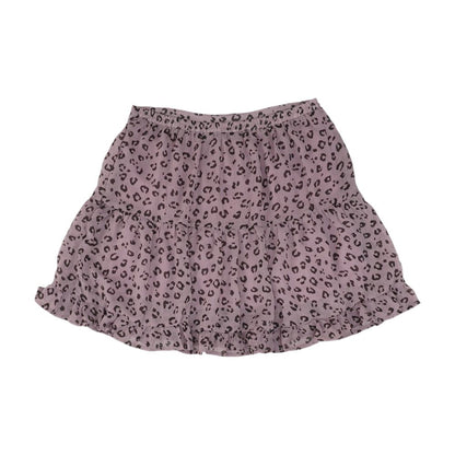 Purple Animal Print Skirt