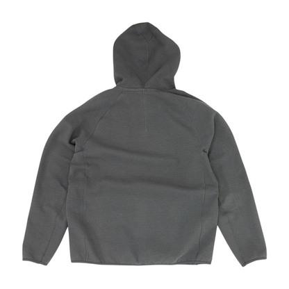 Blue Solid Hoodie Pullover