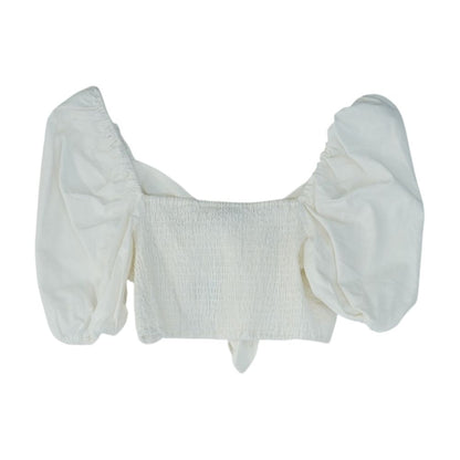 Ivory Cropped Blouse