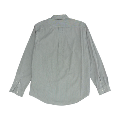 Black Striped Long Sleeve Button Down