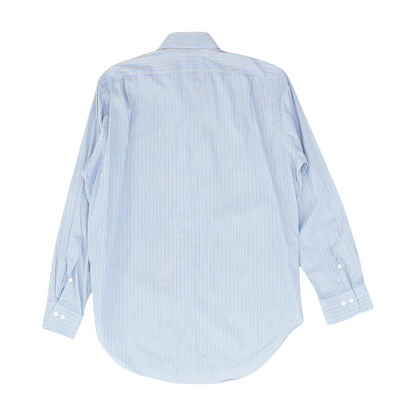 Blue Striped Long Sleeve Button Down