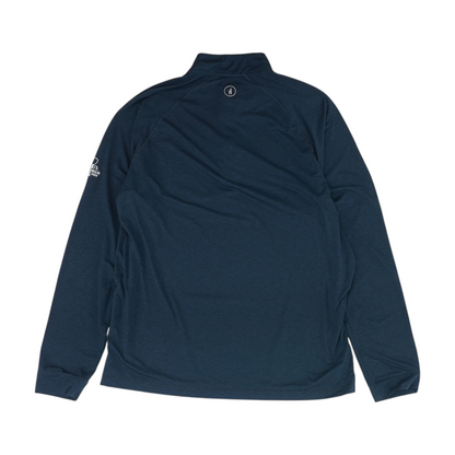 Navy Solid 1/4 Zip Pullover