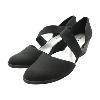 Black Wedge Heels