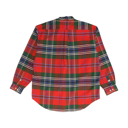 Multi Plaid Long Sleeve Button Down
