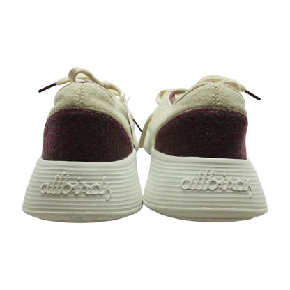 Beige Low Top Athletic Shoes