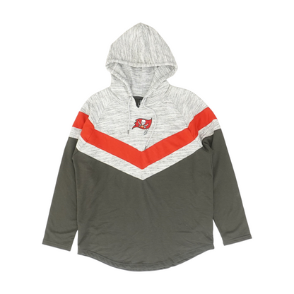 Gray Tampa Bay Buccaneers Color Block Hoodie Pullover