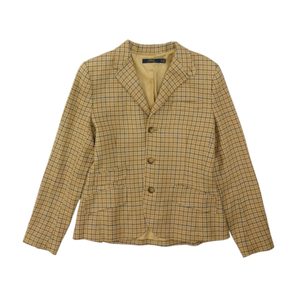 Tan Check Blazer