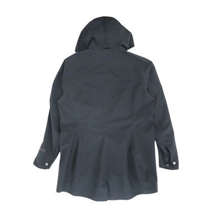 Black Solid Rain Jacket