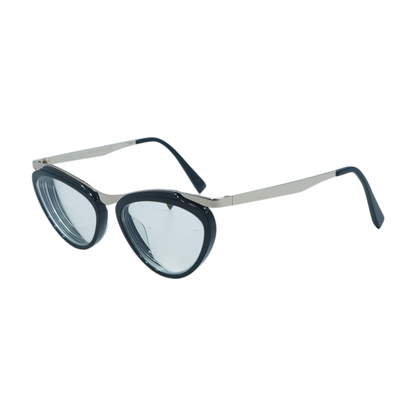 Black Geometric Prescription Eyewear