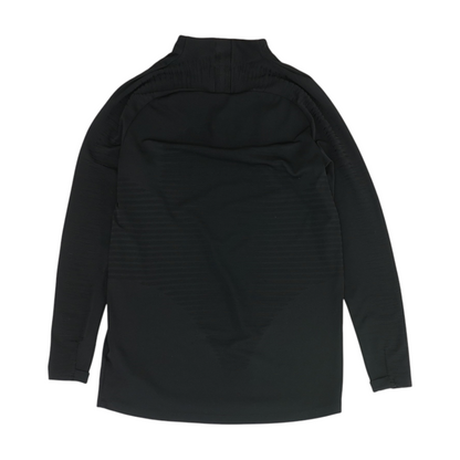 Black Striped 1/4 Zip Pullover