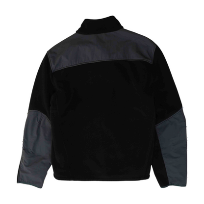 Black Color Block Jacket