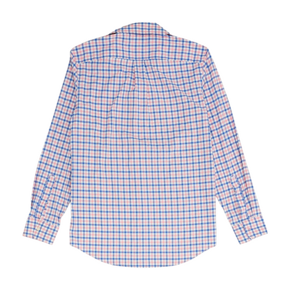 Pink Check Long Sleeve Button Down