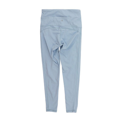 Blue Solid Leggings