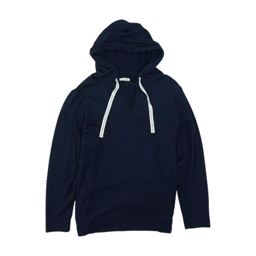 Navy Solid Hoodie Pullover