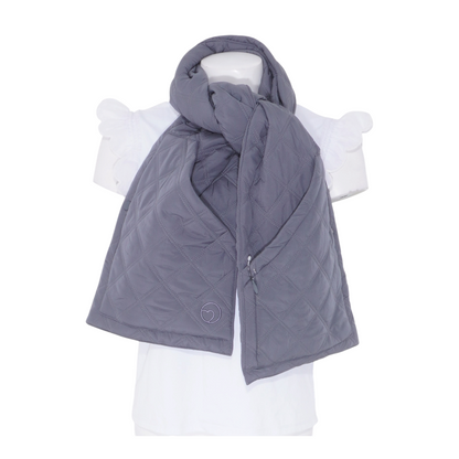 Gray Fleece Scarf