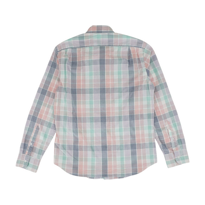 Multi Check Long Sleeve Button Down