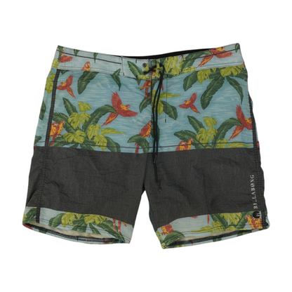 Blue Tropical Swim Bottom
