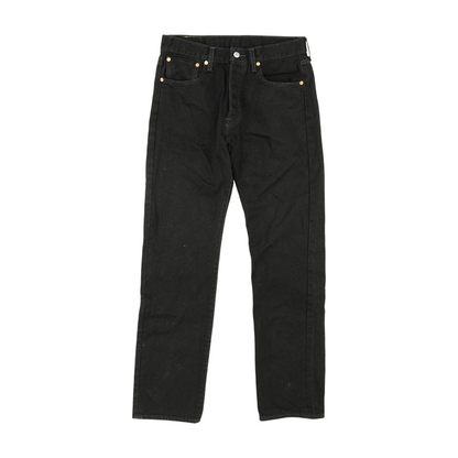 501 Black Straight Jeans