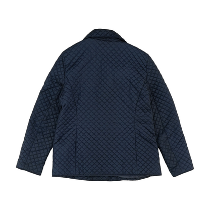 Navy Petite Solid Jacket