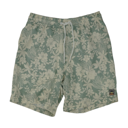 Green Floral Swim Bottom
