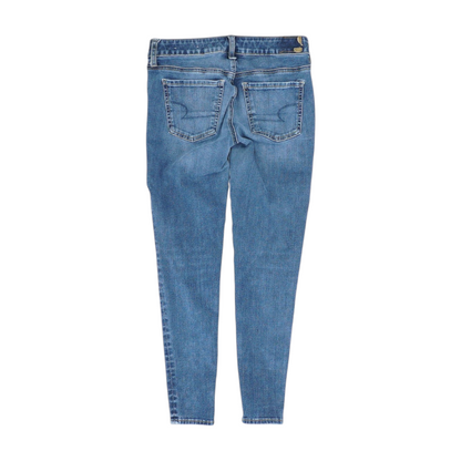 Blue Short Skinny Jeans