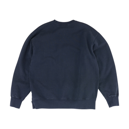 Navy Solid Sweatshirt Pullover