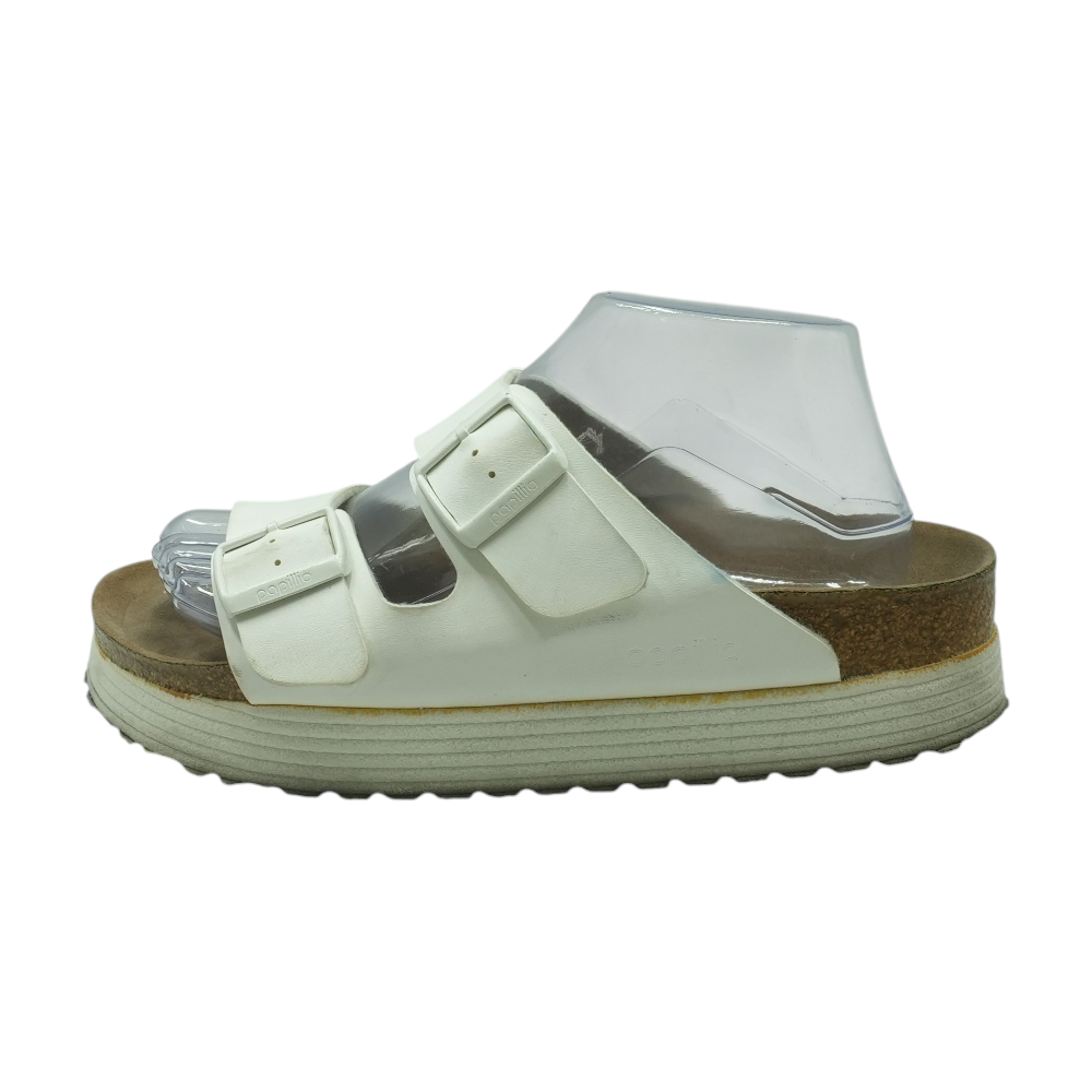 White Flat Sandals