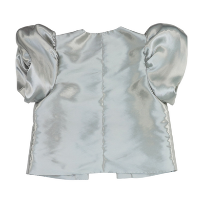 Silver Button Down