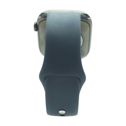 46mm Series 10 Slate Titanium Smartwatch Blue Band S/M