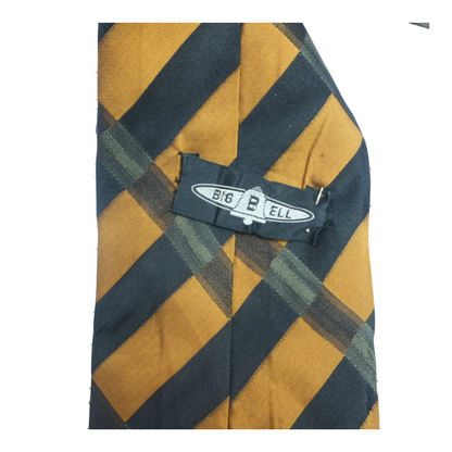 Vintage Yellow Abstract Neck Tie