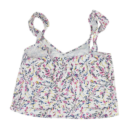 White Floral Blouse