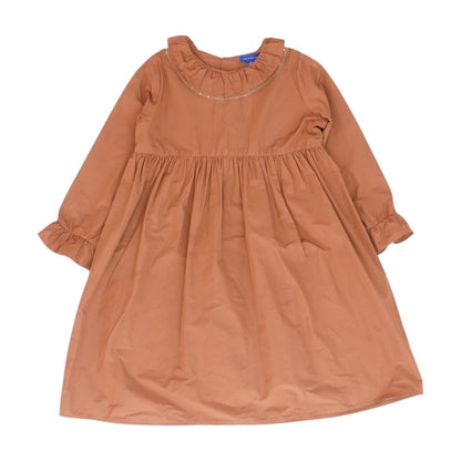 Brown Solid Dress