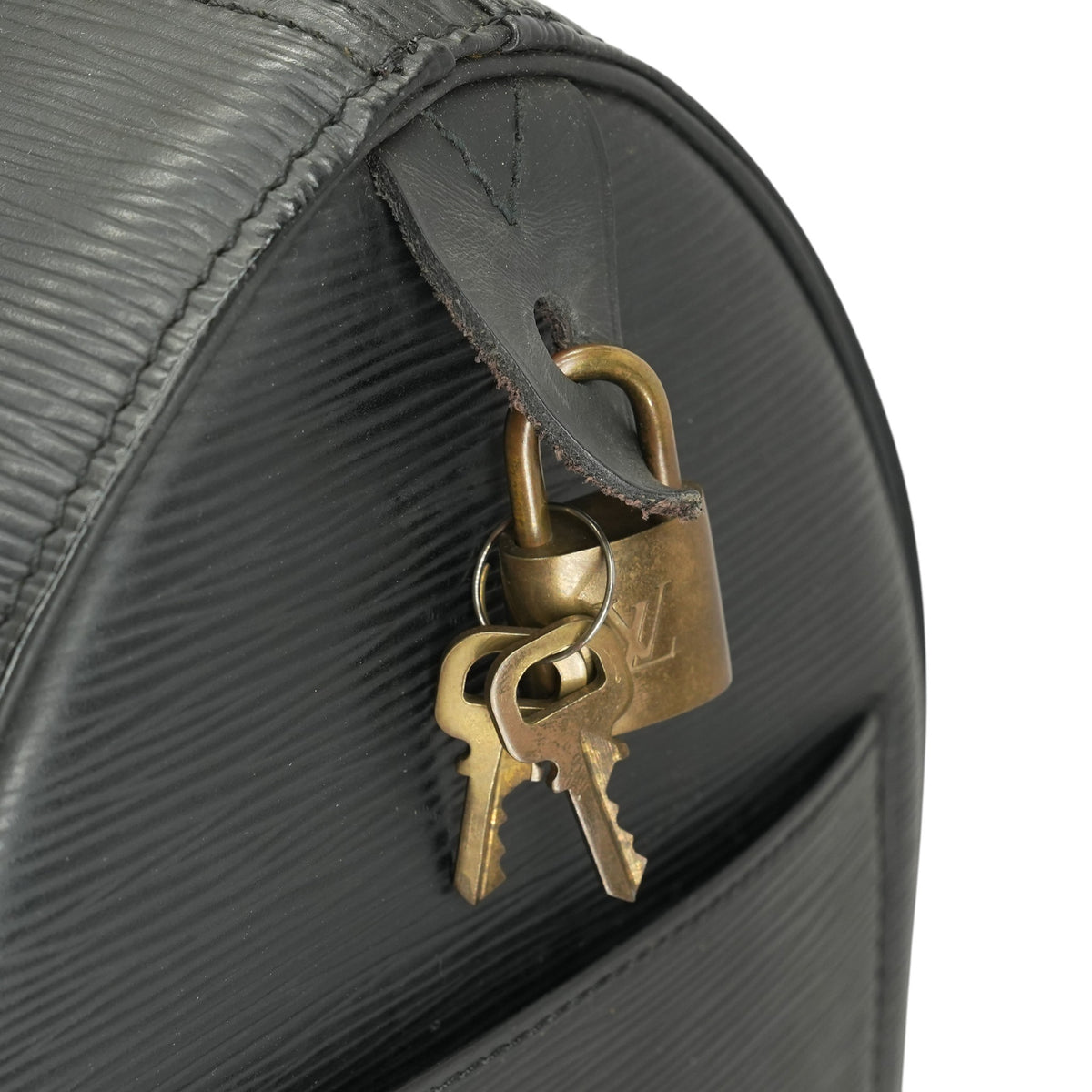 Speedy 30 Handbag In Black Epi Leather