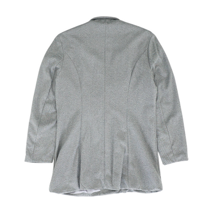 Gray Herringbone Blazer