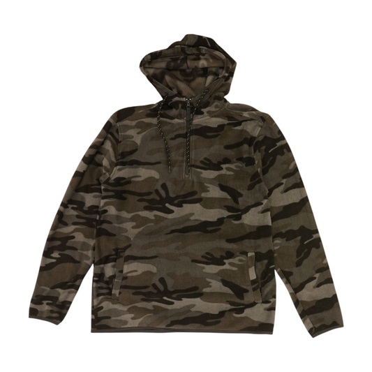 Gray Camo 1/4 Zip Pullover