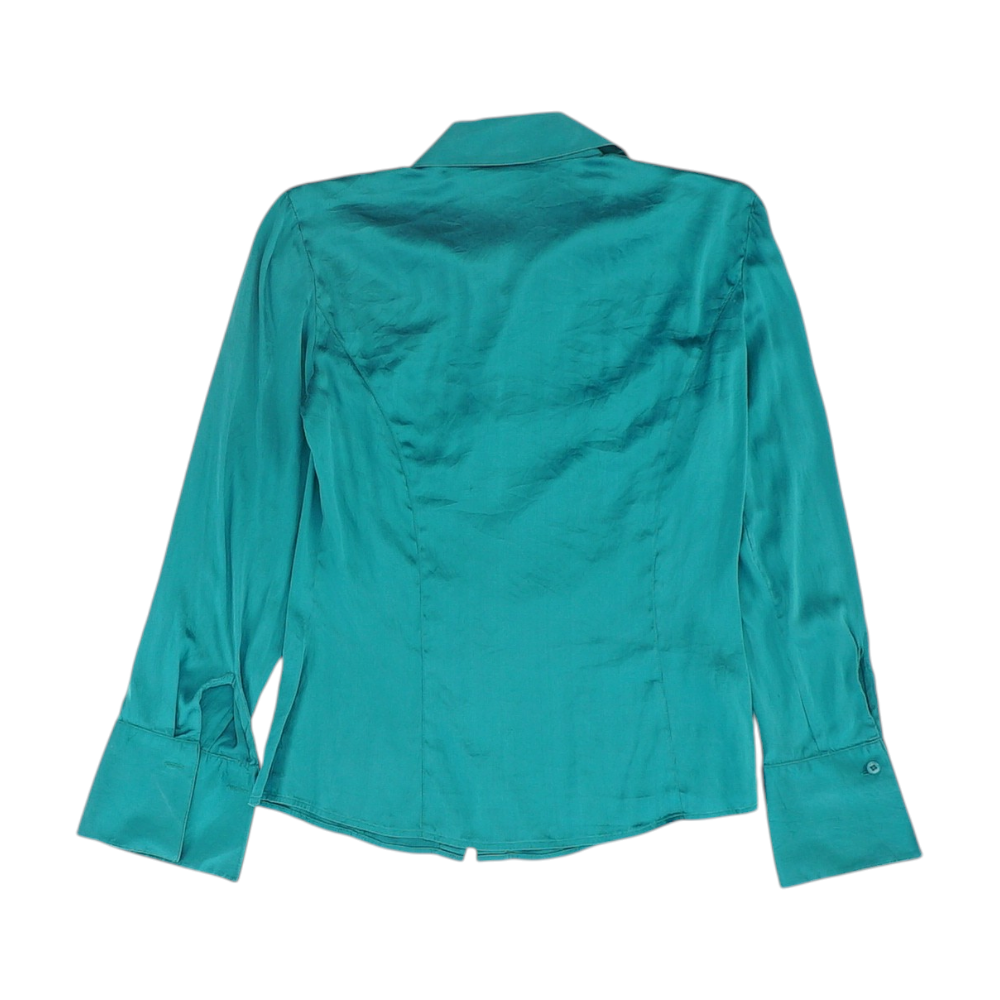 Green Button Down