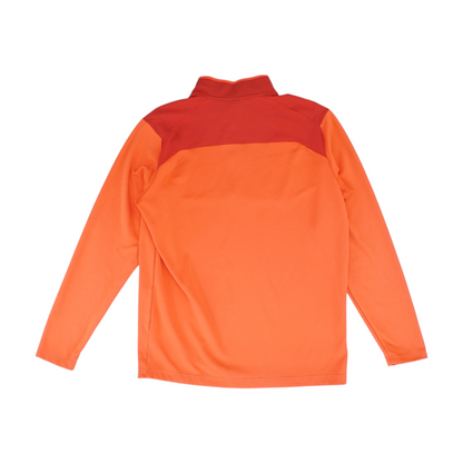 Red Solid 1/4 Zip Pullover