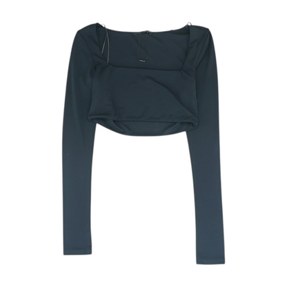 Black Cropped Blouse