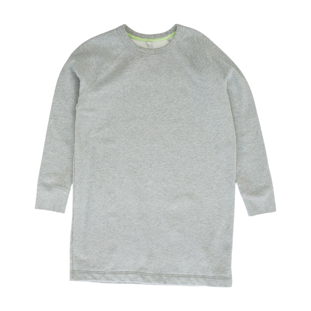 Gray Solid Sweatshirt Pullover