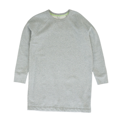 Gray Solid Sweatshirt Pullover