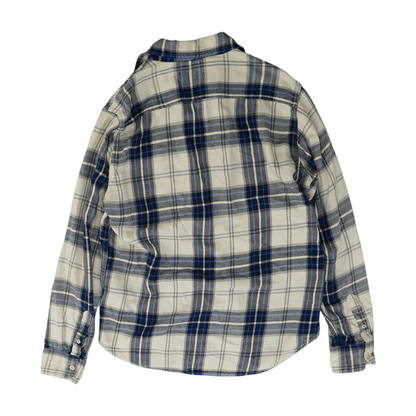 Blue Plaid Flannel Button Down