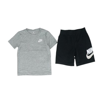 Gray Short Sleeve Set