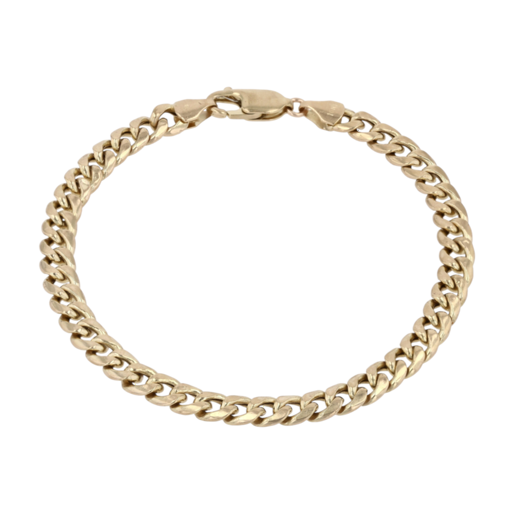 10K Yellow Gold Chain Bracelet – Image 1
