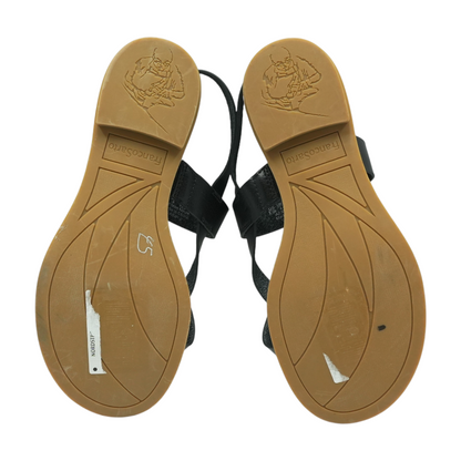 Black Flat Sandals