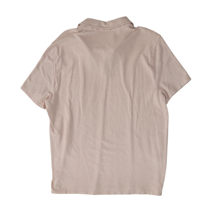 Pink Solid Short Sleeve Polo