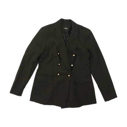 Black Solid Blazer